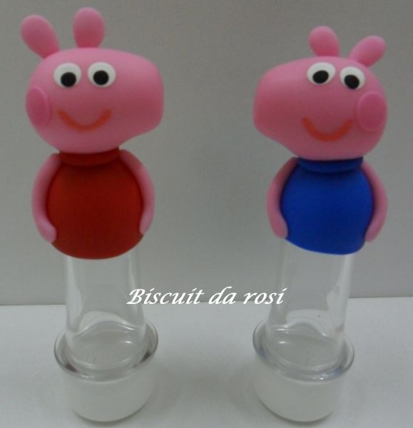 Mini tubete decorado peppa pig