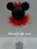 lembrancinha tubete com cabecinha minnie